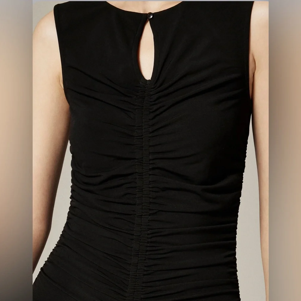 NWT J.Crew Ruched Center Seam Dress in Matte Jersey